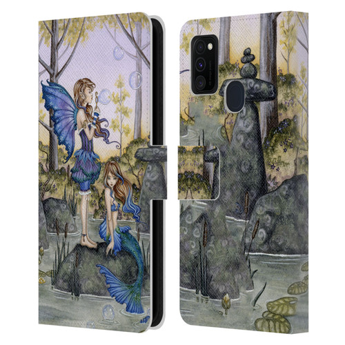 Amy Brown Folklore Cousins Leather Book Wallet Case Cover For Samsung Galaxy M30s (2019)/M21 (2020)