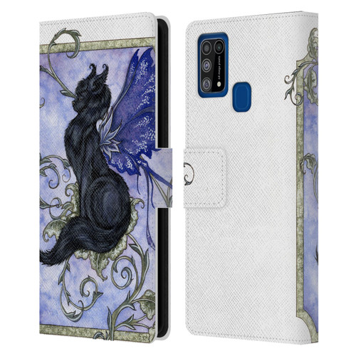 Amy Brown Folklore Fairy Cat Leather Book Wallet Case Cover For Samsung Galaxy M31 (2020)