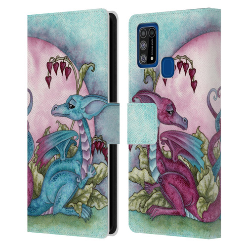 Amy Brown Folklore Love Dragons Leather Book Wallet Case Cover For Samsung Galaxy M31 (2020)