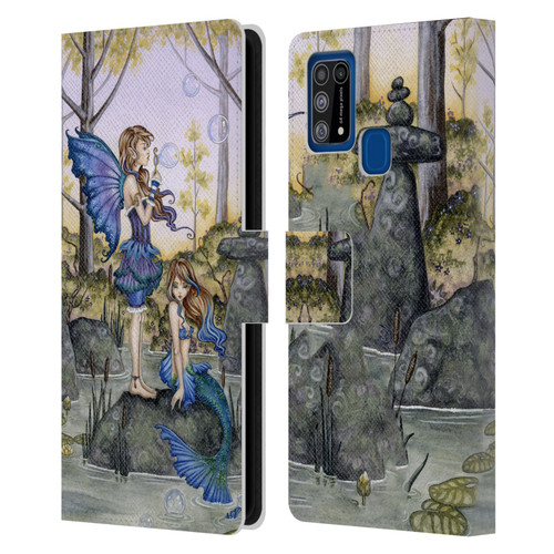 Amy Brown Folklore Cousins Leather Book Wallet Case Cover For Samsung Galaxy M31 (2020)