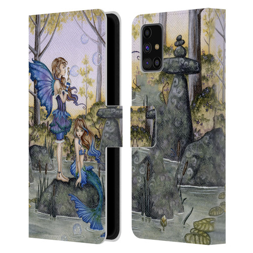 Amy Brown Folklore Cousins Leather Book Wallet Case Cover For Samsung Galaxy M31s (2020)