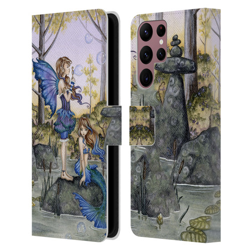 Amy Brown Folklore Cousins Leather Book Wallet Case Cover For Samsung Galaxy S22 Ultra 5G