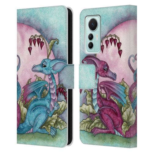 Amy Brown Folklore Love Dragons Leather Book Wallet Case Cover For Xiaomi 12 Lite