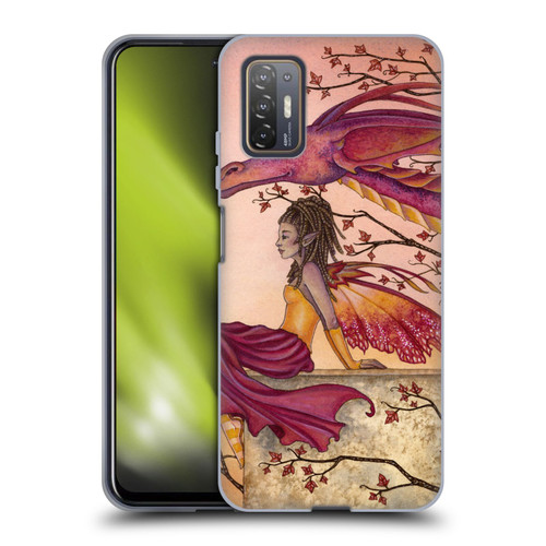 Amy Brown Elemental Fairies Greeting The Dawn Soft Gel Case for HTC Desire 21 Pro 5G