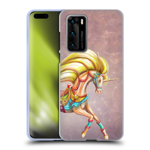 Rose Khan Unicorns Western Palomino Soft Gel Case for Huawei P40 5G