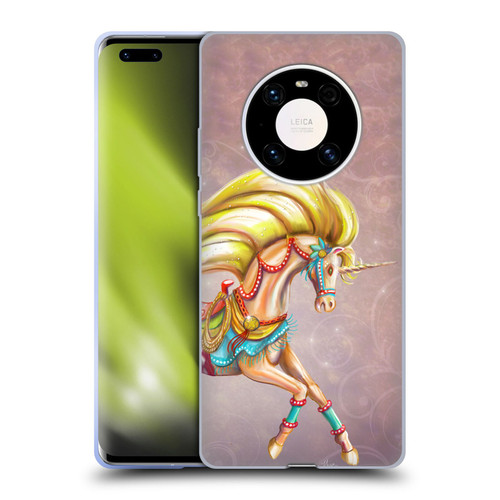 Rose Khan Unicorns Western Palomino Soft Gel Case for Huawei Mate 40 Pro 5G