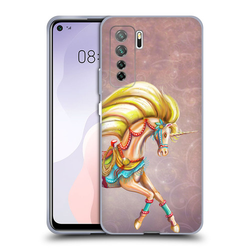 Rose Khan Unicorns Western Palomino Soft Gel Case for Huawei Nova 7 SE/P40 Lite 5G