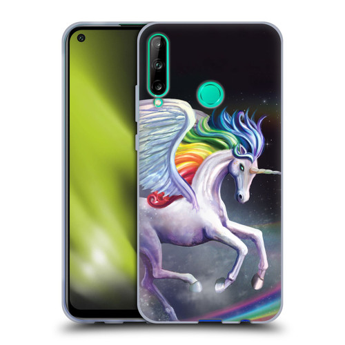 Rose Khan Unicorns Rainbow Dancer Soft Gel Case for Huawei P40 lite E