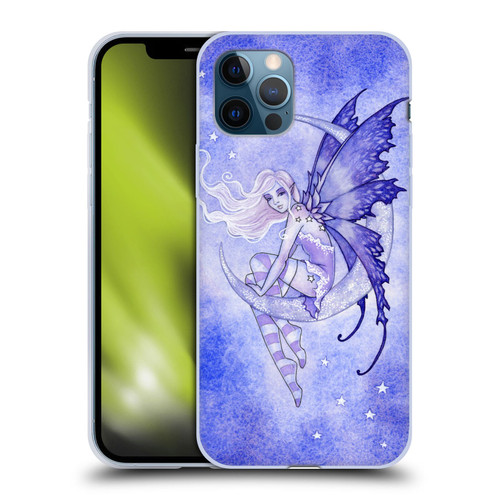 Amy Brown Elemental Fairies Moon Fairy Soft Gel Case for Apple iPhone 12 / iPhone 12 Pro