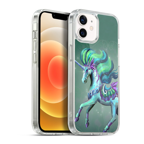 Rose Khan Unicorns Sea Green Soft Gel Case for Apple iPhone 12 / iPhone 12 Pro & MagSafe