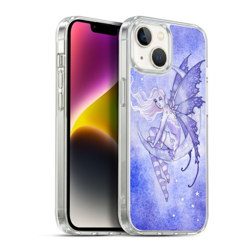 Amy Brown Elemental Series Moon Fairy Soft Gel Case for Apple iPhone 14