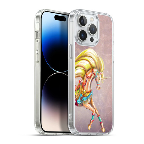 Rose Khan Unicorns Western Palomino Soft Gel Case for Apple iPhone 13 Pro Max & MagSafe