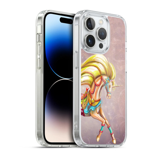 Rose Khan Unicorns Western Palomino Soft Gel Case for Apple iPhone 13 Pro & MagSafe