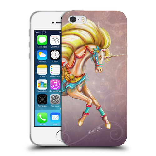 Rose Khan Unicorns Western Palomino Soft Gel Case for Apple iPhone 5 / 5s / iPhone SE 2016