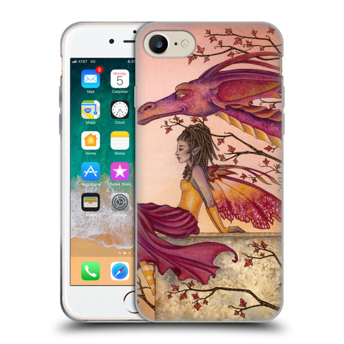 Amy Brown Elemental Fairies Greeting The Dawn Soft Gel Case for Apple iPhone 7 / 8 / SE 2020 & 2022