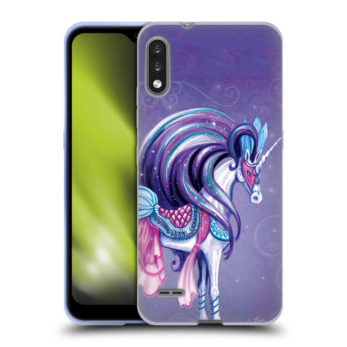 Rose Khan Unicorns White And Purple Soft Gel Case for LG K22