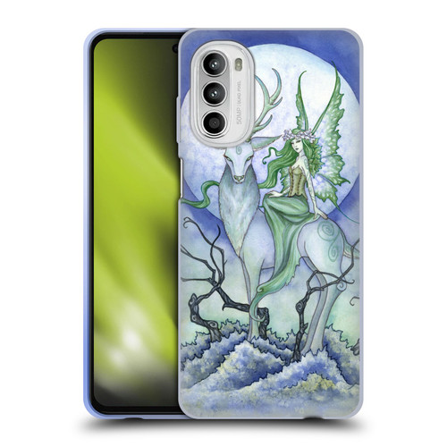 Amy Brown Elemental Fairies Midnight Fairy Soft Gel Case for Motorola Moto G52