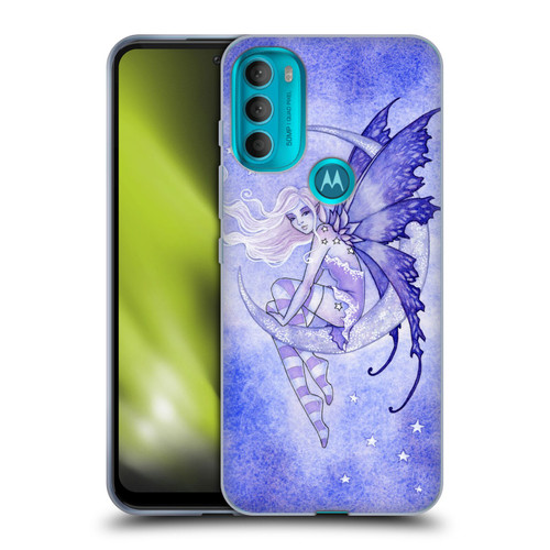 Amy Brown Elemental Fairies Moon Fairy Soft Gel Case for Motorola Moto G71 5G