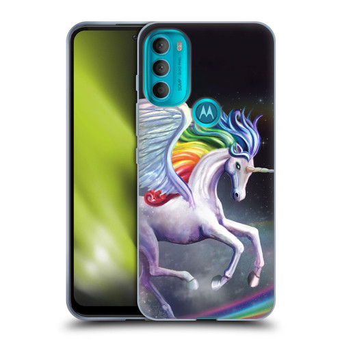 Rose Khan Unicorns Rainbow Dancer Soft Gel Case for Motorola Moto G71 5G