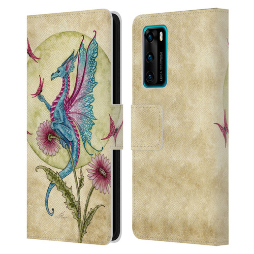 Amy Brown Mythical Butterfly Daydream Leather Book Wallet Case Cover For Huawei P40 5G