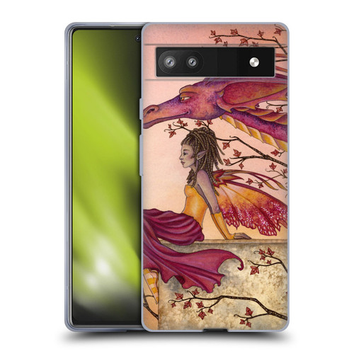 Amy Brown Elemental Fairies Greeting The Dawn Soft Gel Case for Google Pixel 6a