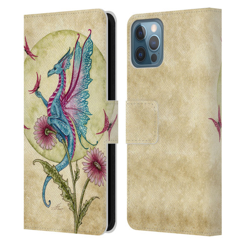 Amy Brown Mythical Butterfly Daydream Leather Book Wallet Case Cover For Apple iPhone 12 / iPhone 12 Pro