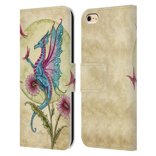 Amy Brown Mythical Butterfly Daydream Leather Book Wallet Case Cover For Apple iPhone 6 / iPhone 6s