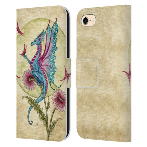 Amy Brown Mythical Butterfly Daydream Leather Book Wallet Case Cover For Apple iPhone 7 / 8 / SE 2020 & 2022