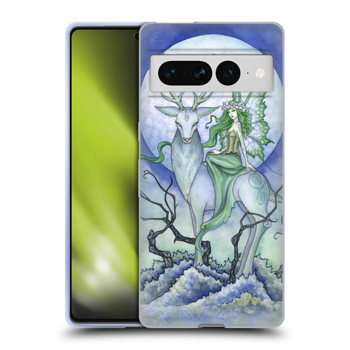 Amy Brown Elemental Fairies Midnight Fairy Soft Gel Case for Google Pixel 7 Pro