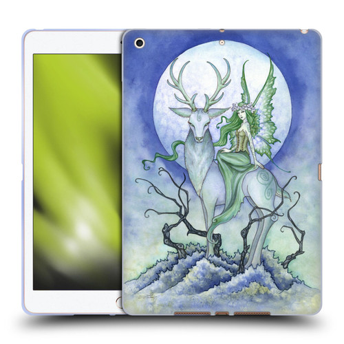 Amy Brown Elemental Fairies Midnight Fairy Soft Gel Case for Apple iPad 10.2 2019/2020/2021