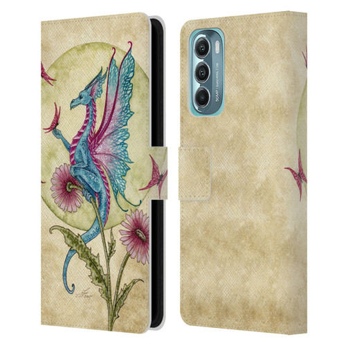Amy Brown Mythical Butterfly Daydream Leather Book Wallet Case Cover For Motorola Moto G Stylus 5G (2022)