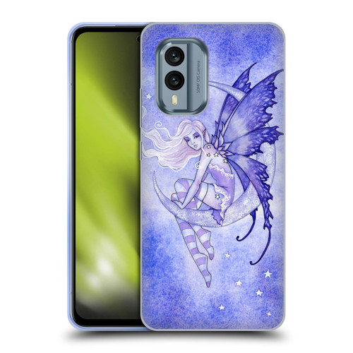 Amy Brown Elemental Fairies Moon Fairy Soft Gel Case for Nokia X30