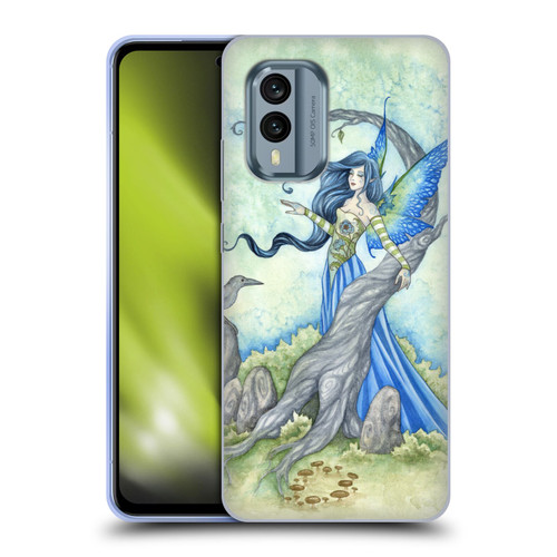 Amy Brown Elemental Fairies Night Fairy Soft Gel Case for Nokia X30