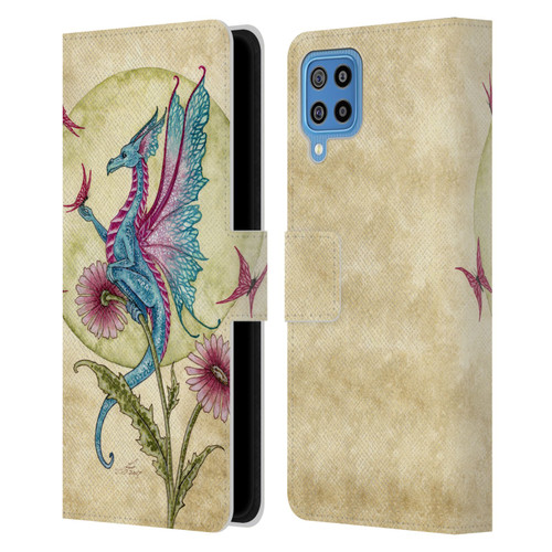 Amy Brown Mythical Butterfly Daydream Leather Book Wallet Case Cover For Samsung Galaxy F22 (2021)