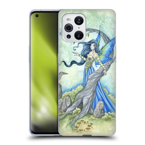 Amy Brown Elemental Fairies Night Fairy Soft Gel Case for OPPO Find X3 / Pro