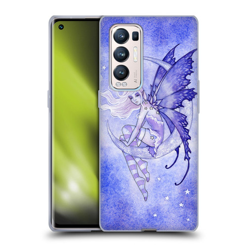 Amy Brown Elemental Fairies Moon Fairy Soft Gel Case for OPPO Find X3 Neo / Reno5 Pro+ 5G