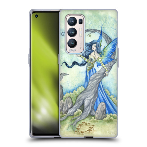 Amy Brown Elemental Fairies Night Fairy Soft Gel Case for OPPO Find X3 Neo / Reno5 Pro+ 5G
