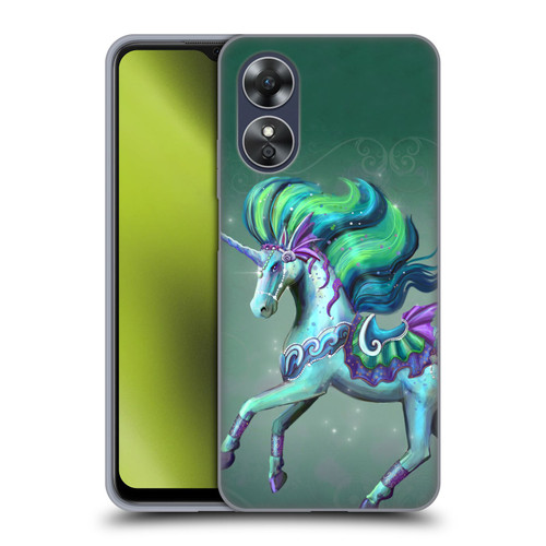 Rose Khan Unicorns Sea Green Soft Gel Case for OPPO A17