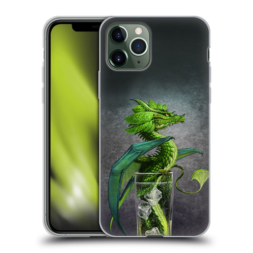 Stanley Morrison Dragons Green Mojito Drink Soft Gel Case for Apple iPhone 11 Pro