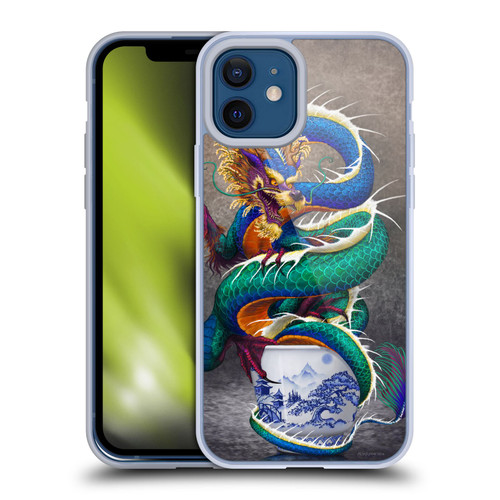 Stanley Morrison Dragons Asian Sake Drink Soft Gel Case for Apple iPhone 12 / iPhone 12 Pro