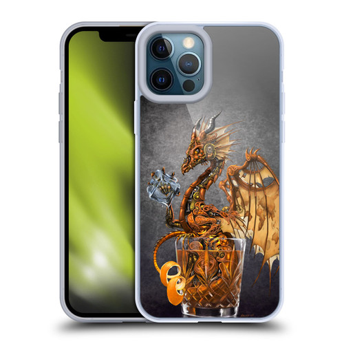 Stanley Morrison Dragons Gold Steampunk Drink Soft Gel Case for Apple iPhone 12 Pro Max