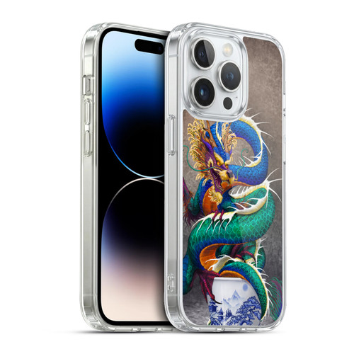Stanley Morrison Dragons Asian Sake Drink Soft Gel Case for Apple iPhone 13 Pro & MagSafe