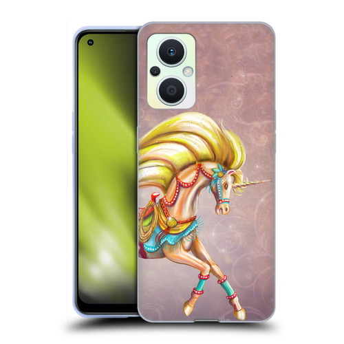Rose Khan Unicorns Western Palomino Soft Gel Case for OPPO Reno8 Lite
