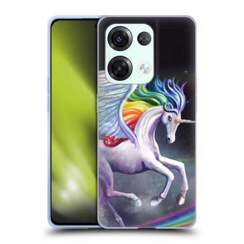 Rose Khan Unicorns Rainbow Dancer Soft Gel Case for OPPO Reno8 Pro