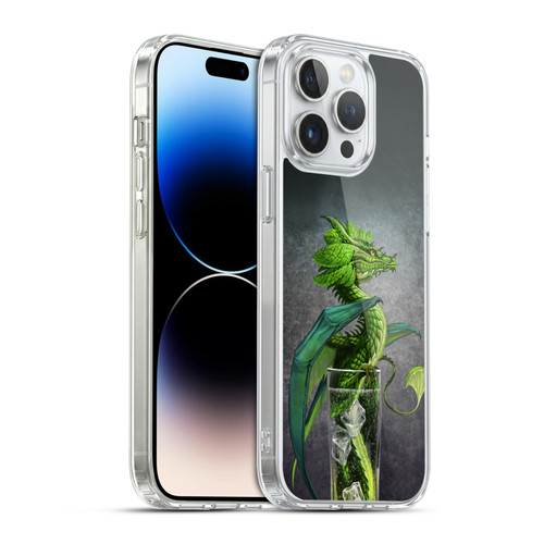 Stanley Morrison Dragons Green Mojito Drink Soft Gel Case for Apple iPhone 14 Pro Max & MagSafe
