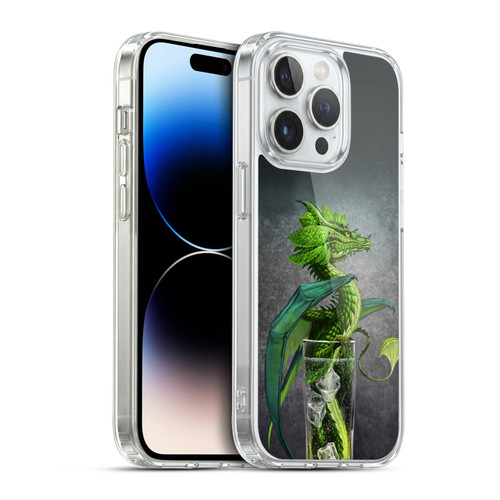 Stanley Morrison Dragons Green Mojito Drink Soft Gel Case for Apple iPhone 14 Pro & MagSafe