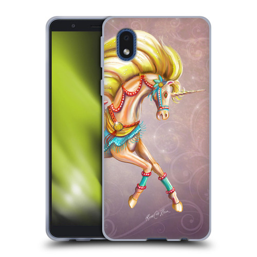 Rose Khan Unicorns Western Palomino Soft Gel Case for Samsung Galaxy A01 Core (2020)