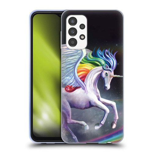 Rose Khan Unicorns Rainbow Dancer Soft Gel Case for Samsung Galaxy A13 (2022)
