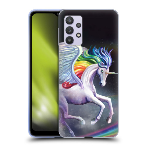 Rose Khan Unicorns Rainbow Dancer Soft Gel Case for Samsung Galaxy A32 5G / M32 5G (2021)