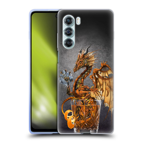 Stanley Morrison Dragons Gold Steampunk Drink Soft Gel Case for Motorola Edge S30 / Moto G200 5G